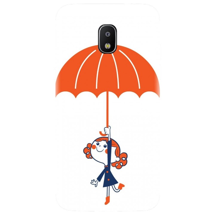 Силиконов калъф за Samsung Galaxy J5 2017 / J530 - модел Момиче и Чадър