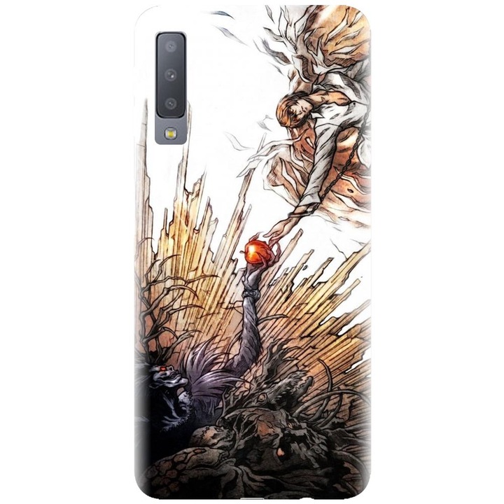 Силиконов калъф, съвместим с Samsung Galaxy A7 2018 / A750 - модел Death Note