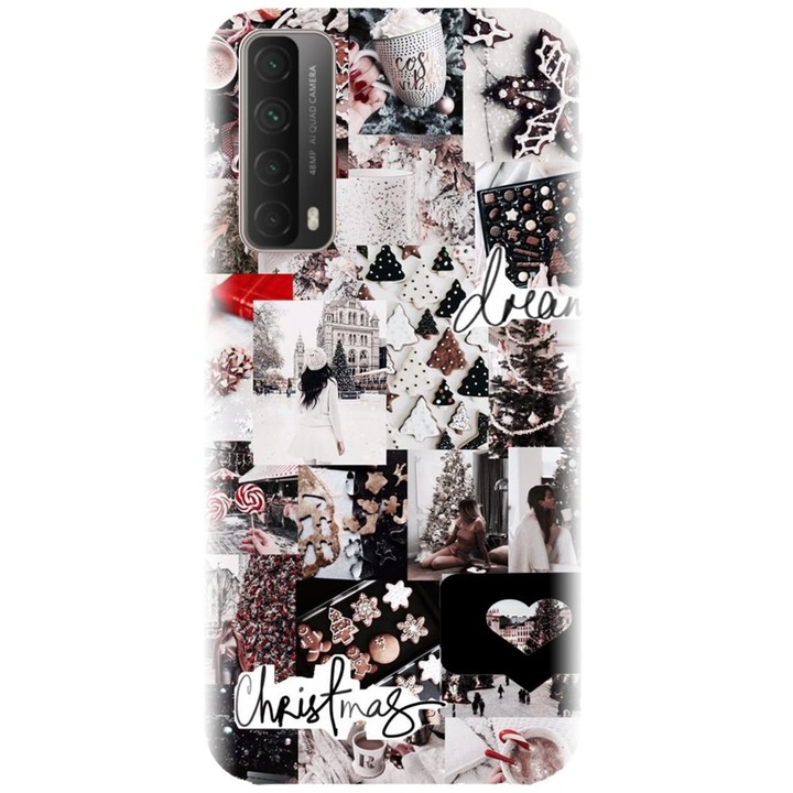 Силиконов кейс, съвместим с Huawei P Smart 2021 - модел Winter Holidays