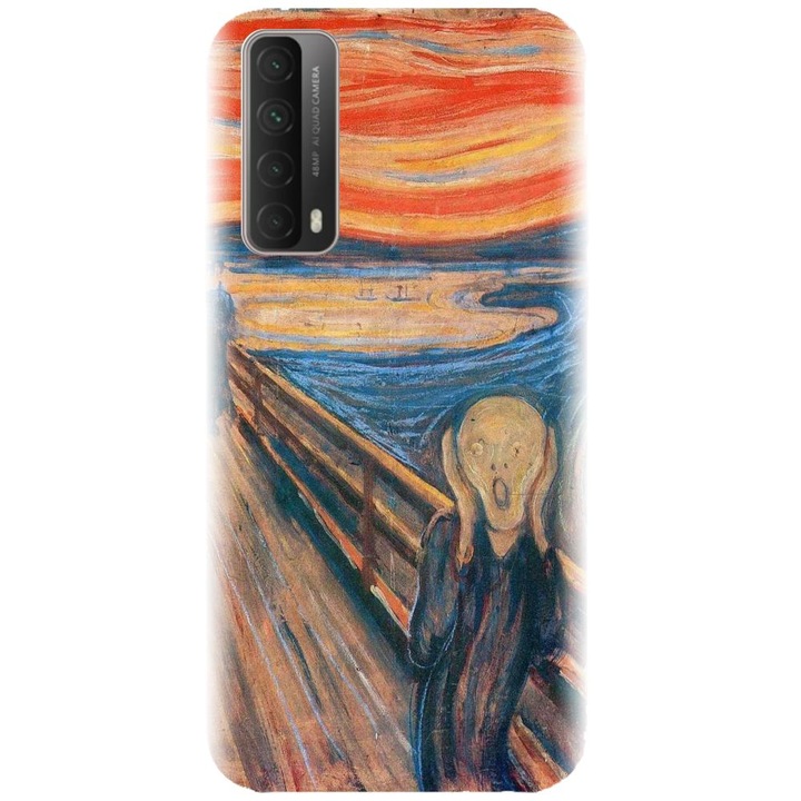 Szilikon tok kompatibilis a Huawei P Smart 2021 - A Scream modellel