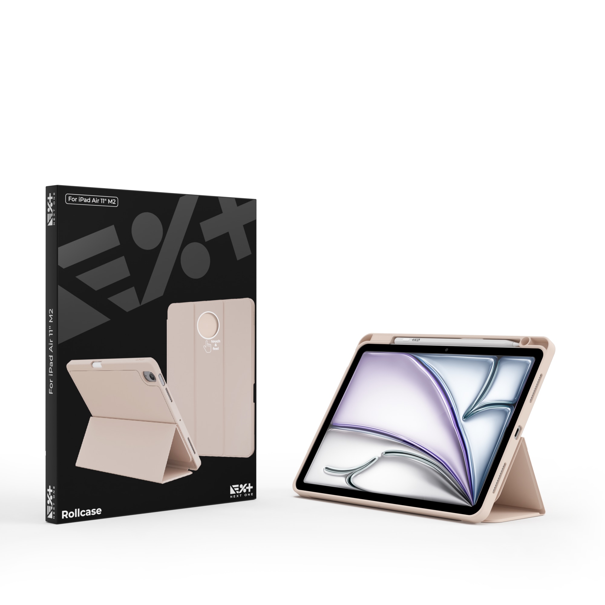 Husa de protectie NEXT ONE Rollcase pentru iPad Air 11 inch M2 2024 | Roz