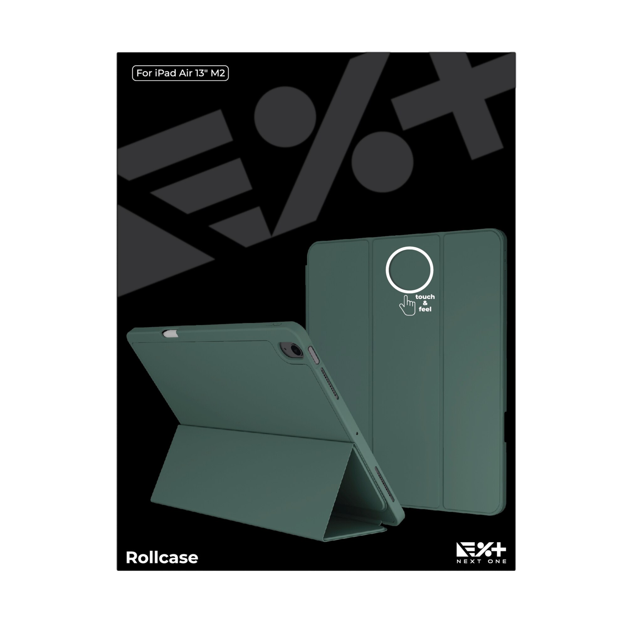 Husa de protectie NEXT ONE Rollcase pentru iPad Air 13 inch M2 2024 | Verde