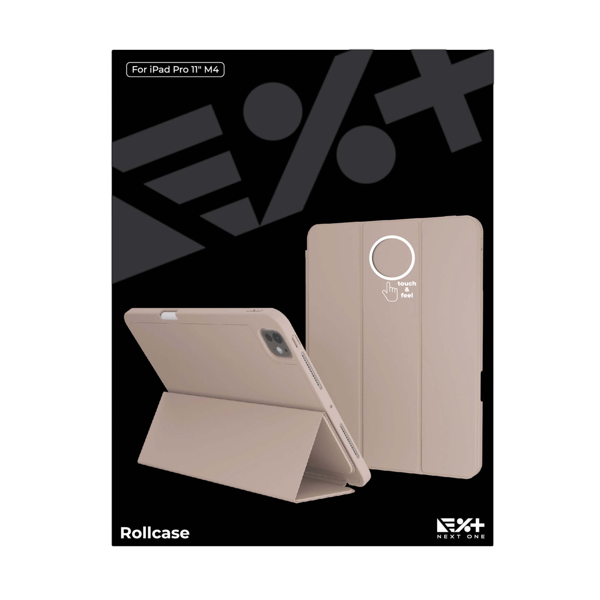 Husa de protectie NEXT ONE Rollcase pentru iPad Pro 13 inch M4 2024 | Roz