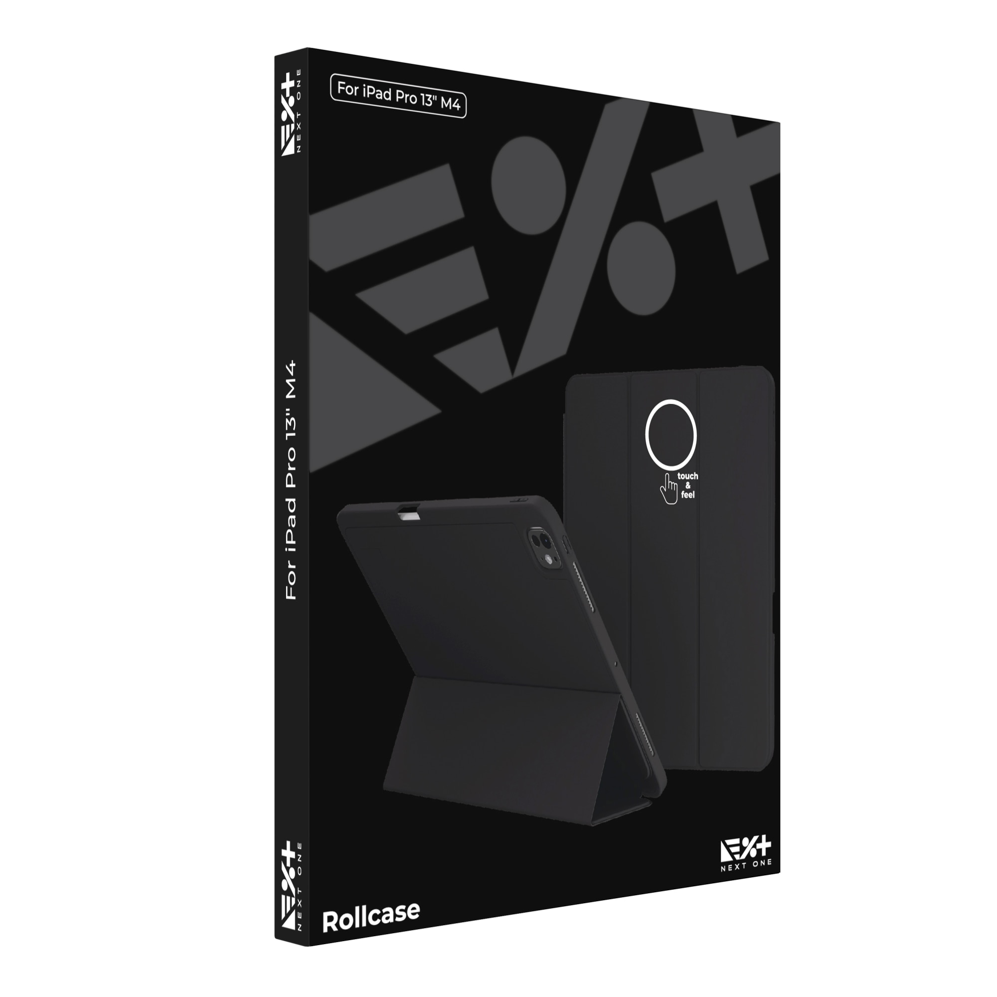 Husa de protectie NEXT ONE Rollcase pentru iPad Pro 13 inch M4 2024 | Negru