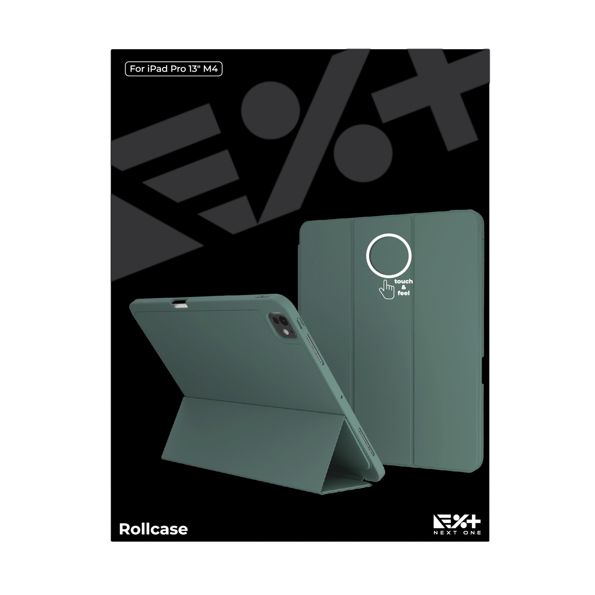 Husa de protectie NEXT ONE Rollcase pentru iPad Pro 13 inch M4 2024 | Verde
