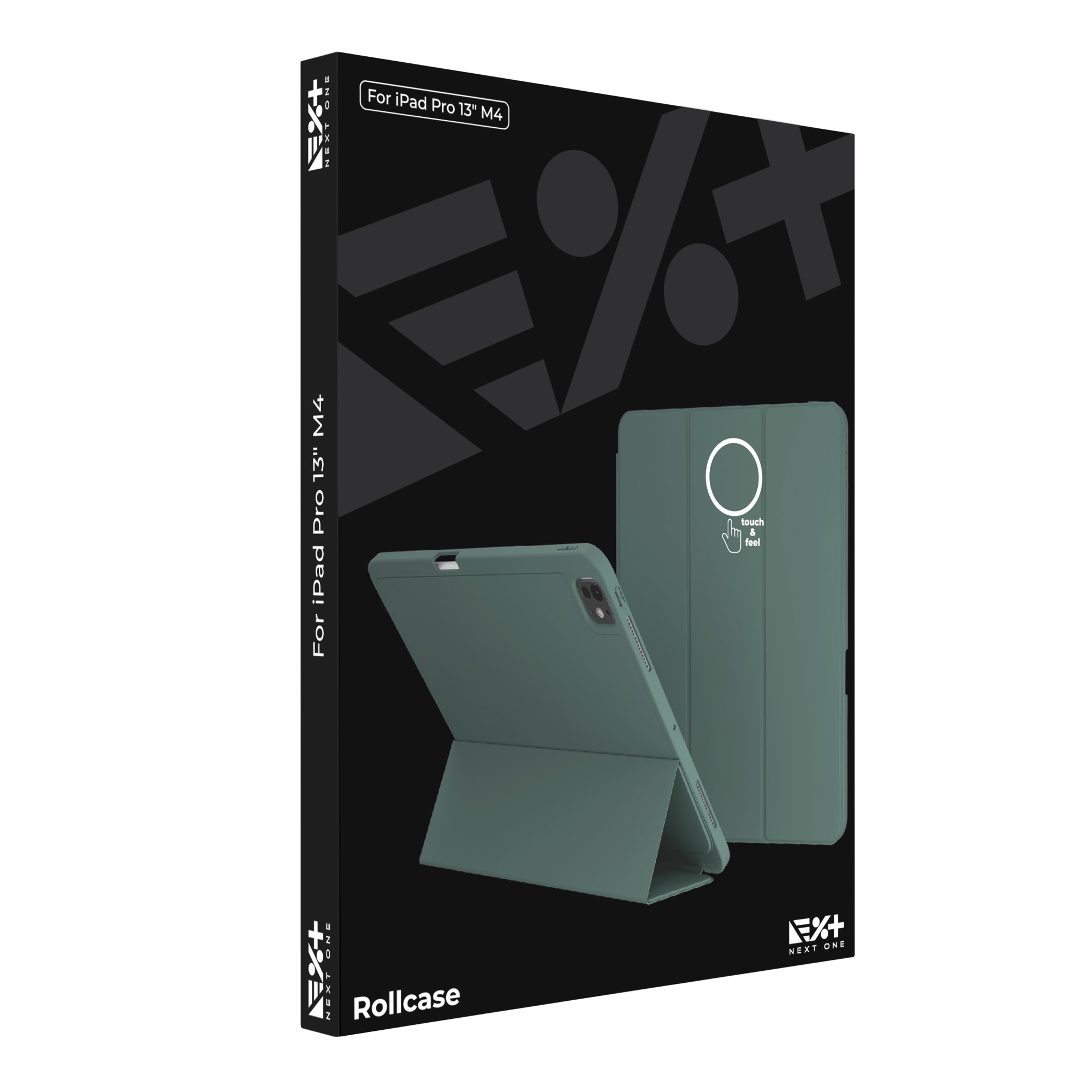 Husa de protectie NEXT ONE Rollcase pentru iPad Pro 13 inch M4 2024 | Verde
