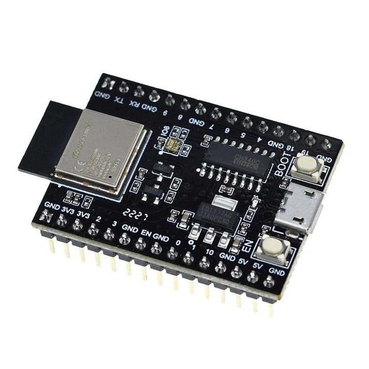 Платка за разработка ESP32-C3 с модул ESP32-C3-MINI-1, WiFi и Bluetooth 5.0