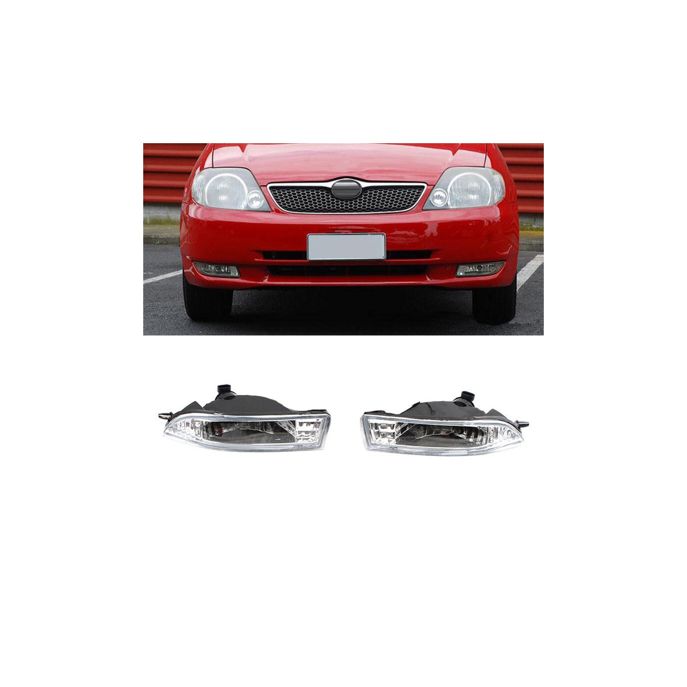 FARO DESTRO PER Toyota Corolla E12 hatchback 11/01-7/04 + motorino