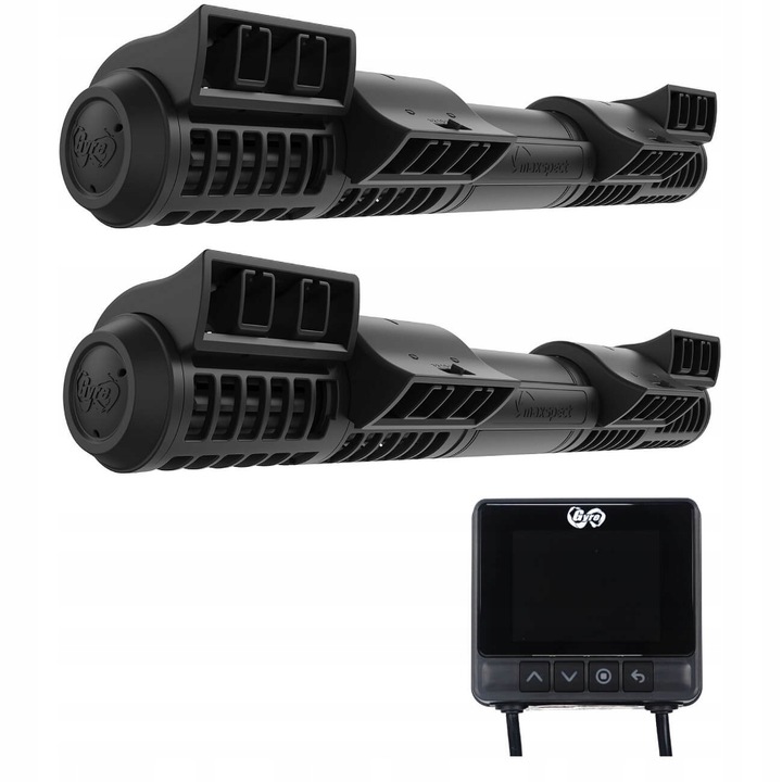 Set 2 pompe circulatie acvariu, Maxspect, control WiFi, 20.000 l/h, negru