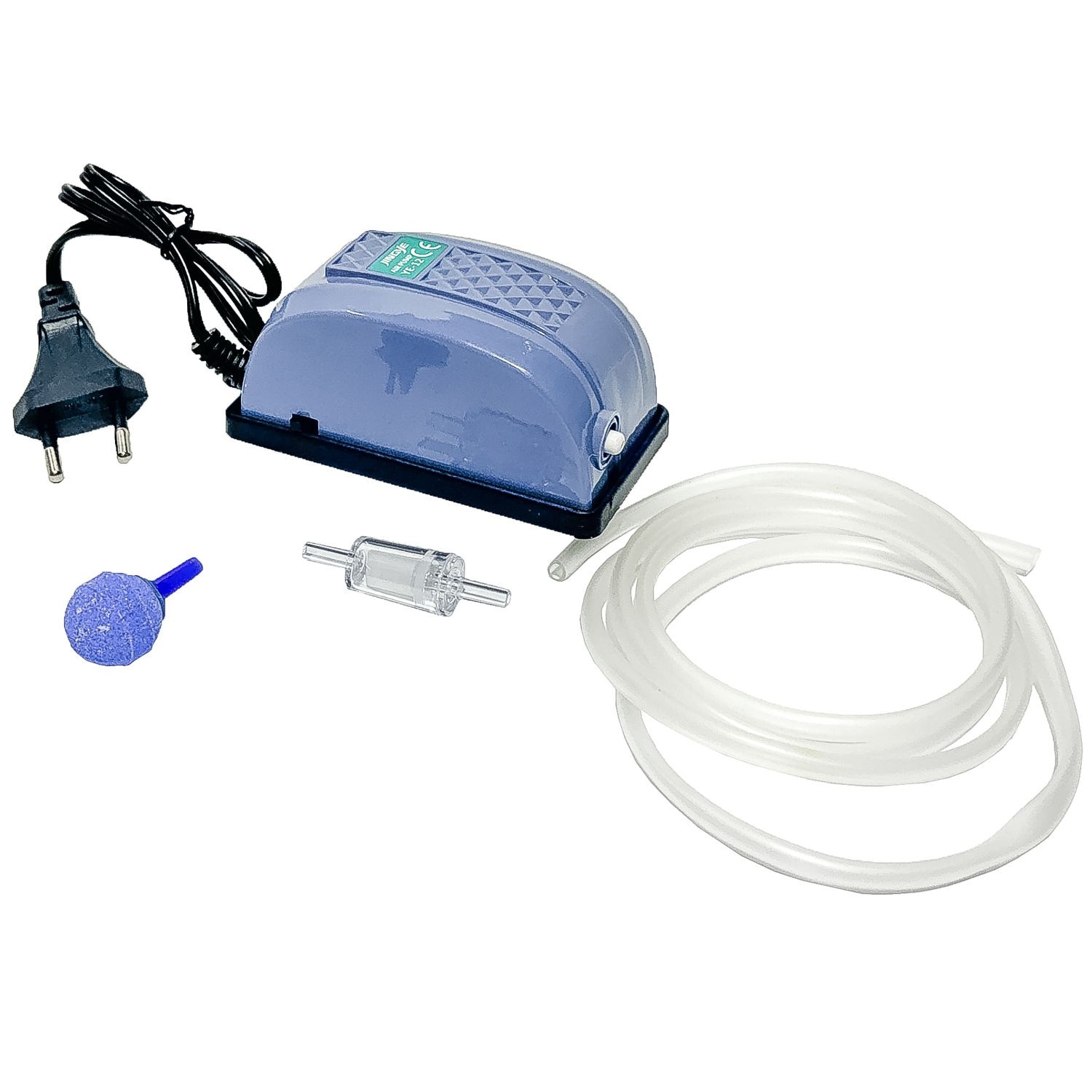 Set aerare acvariu cu pompa oxigen acvariu, furtun aer, valva sens si ...