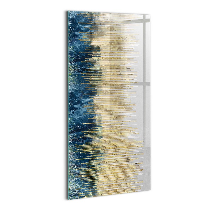 Tablou Sticla, Wallfluent, Model decorativ, Multicolor, 50x100 cm, 010010010170100088319