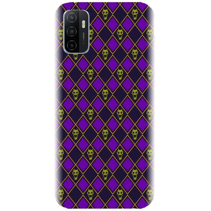 Szilikon tok kompatibilis az Oppo A32 4g / A33 4g / A53 4g / A53s 4g - Yoshikage Pattern modellel