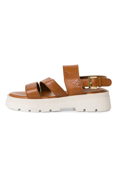 s.Oliver, Скосени сандали, Карамел, 41