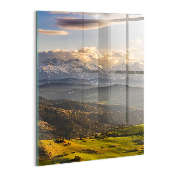 Tablou Sticla, Wallfluent, Pieniny Wysoki Wierch, Maro, 60x80 cm, 010010010230100075857