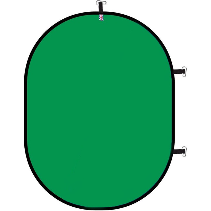 Hakutatz Chroma Key, Összecsukható háttér, zöld, 150x100cm