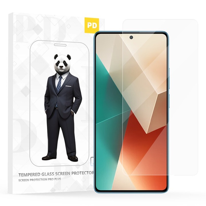 Folie de protectie PD pentru Redmi Note 13, duritate 9H, full-screen, transparenta