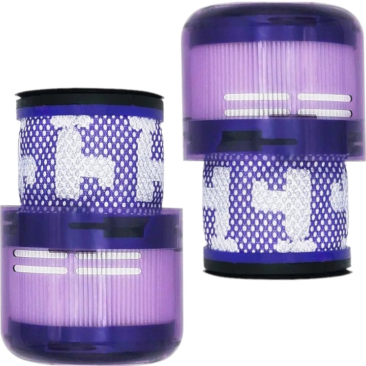 Set 2 Filtre lavabile, Reptila, compatibil cu aspiratorul Dyson Omni-Glide (SV19), Mov
