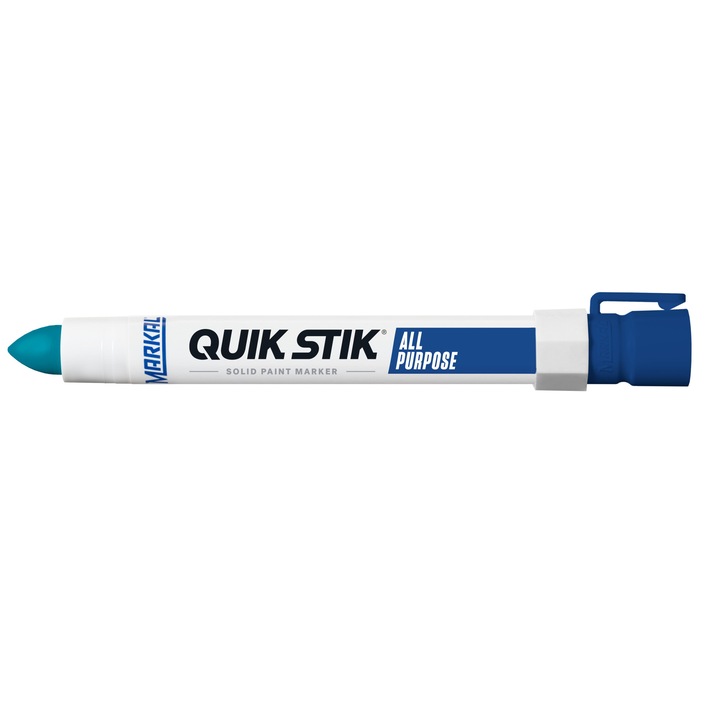 Marker Markal Quik Stik All Purpose, uscare rapida, albastru