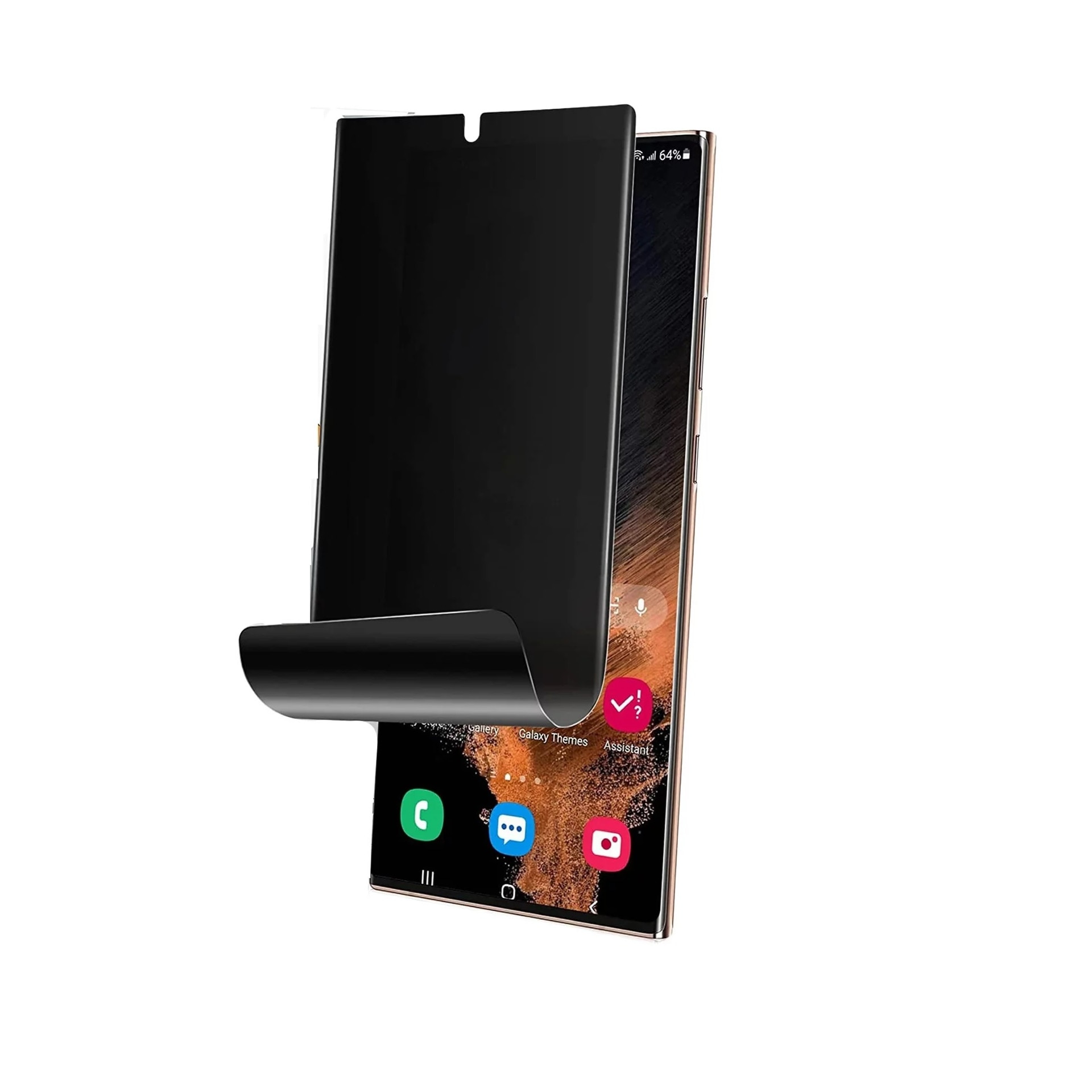 Folie de protectie ecran compatibila cu Samsung S23 Ultra, Privacy Hydrogel din silicon, TPU, acopera tot ecranul, transparenta, PlanetPhone®