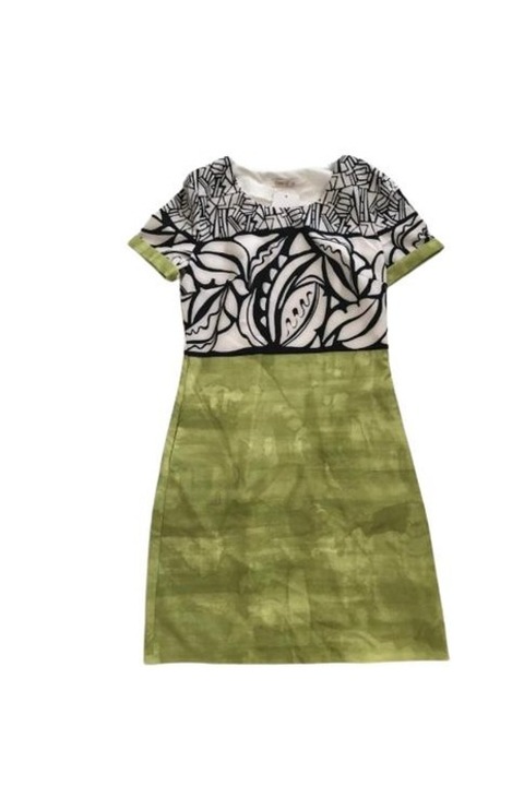 Лятна рокля, лайм зелена, 36-42 EU