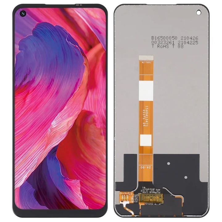 Дисплей за Oppo A54 5G CPH2195, LTPS TFT, черен, LCD, тъчскрийн