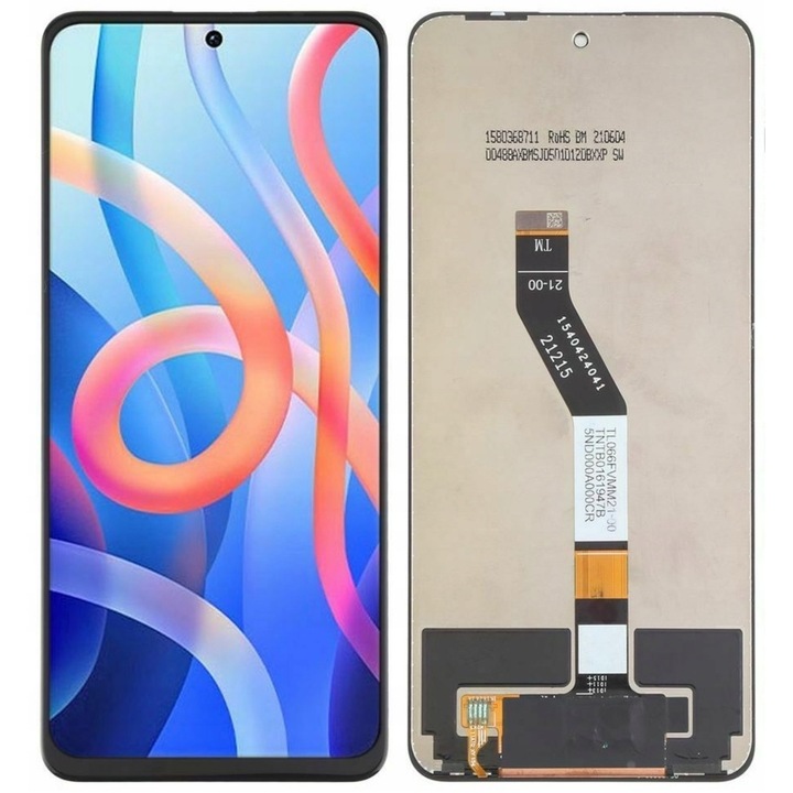 Дисплей за Xiaomi Poco M4 Pro 5G, IPS, Черен, LCD, Touch Screen