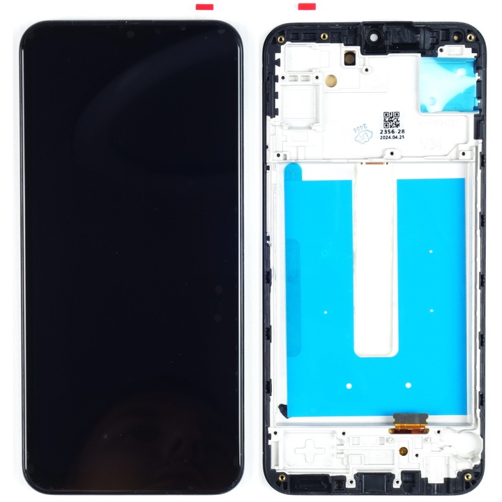 Дисплей, съвместим със Samsung Galaxy M34 5G SM-M346, OLED, с рамка, Черен, LCD, Touch Screen