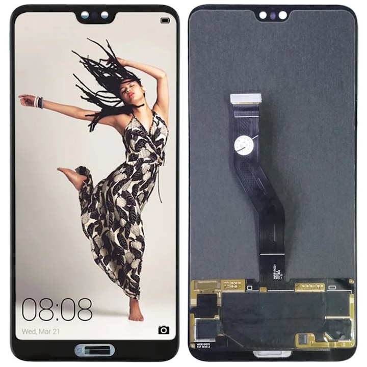 Display pentru Huawei P20 Pro CLT-L09 / L29, OLED, Negru, LCD, Ecran Tactil