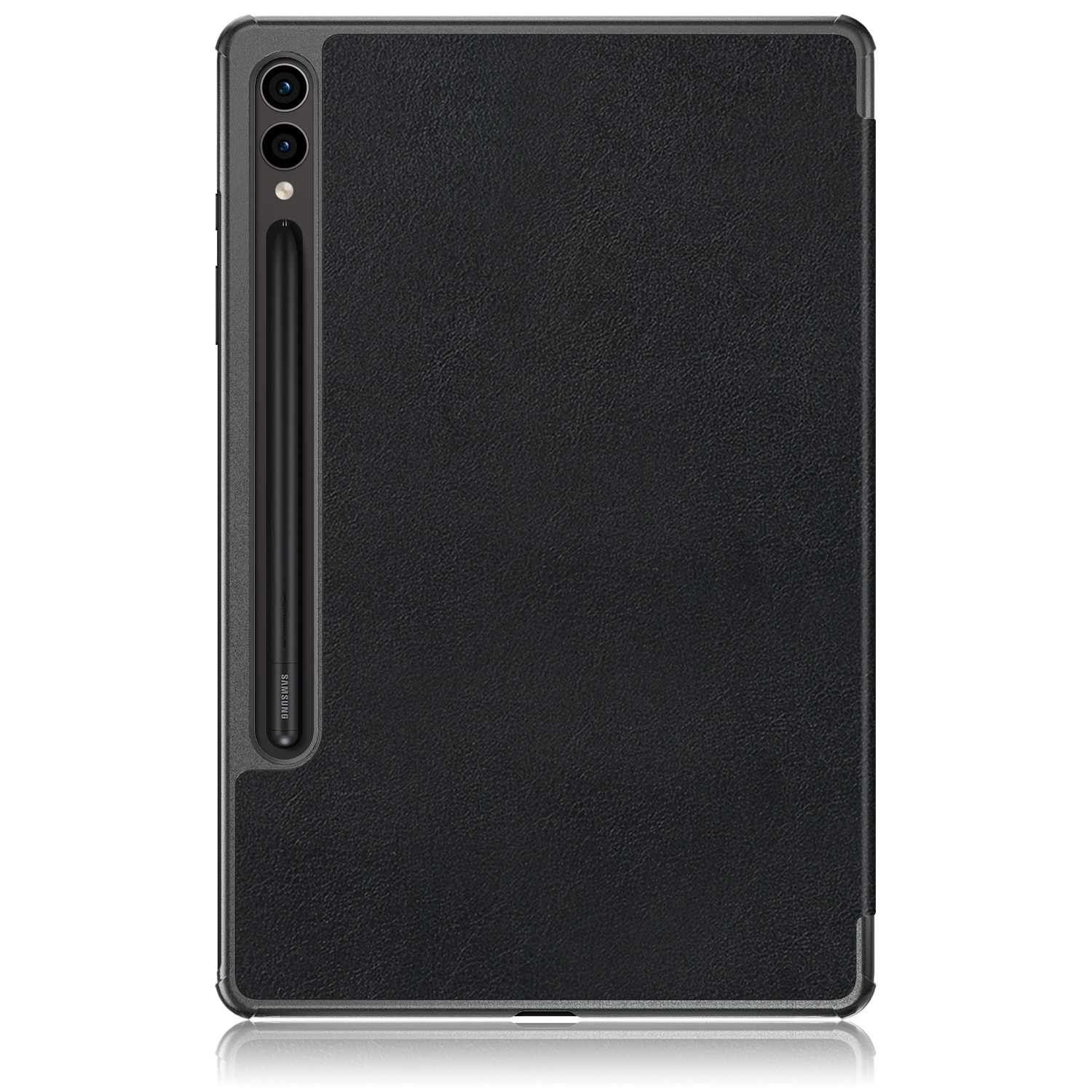 Husa de protectie premium Natty Pell, Compatibila cu Samsung Galaxy Tab S9+/S9 FE Plus - Neagra