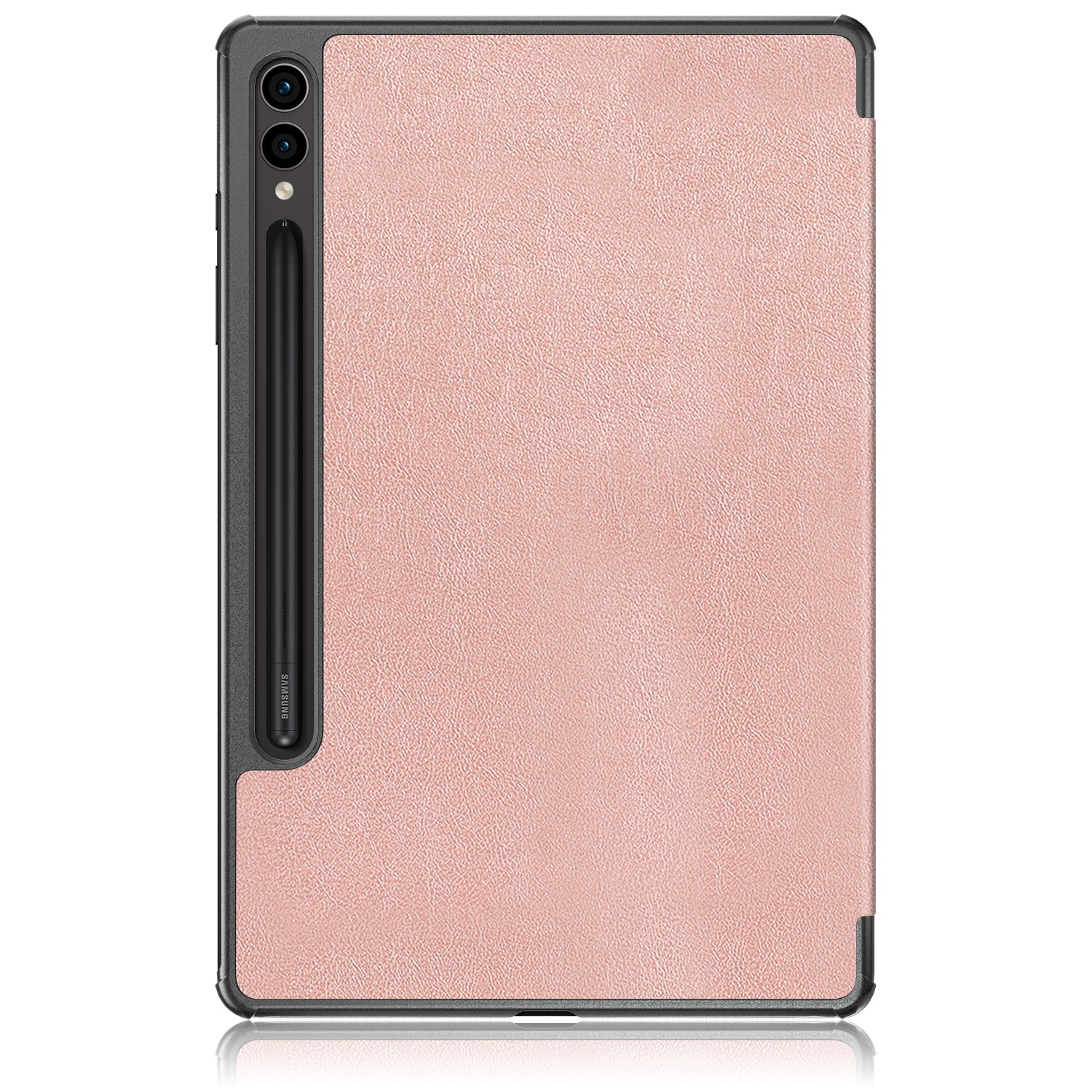 Husa de protectie premium Natty Pell, compatibila cu Samsung Galaxy Tab S9/S9 FE (SM-X710/SM-716B/SM-X718U) - Roz-Auriu