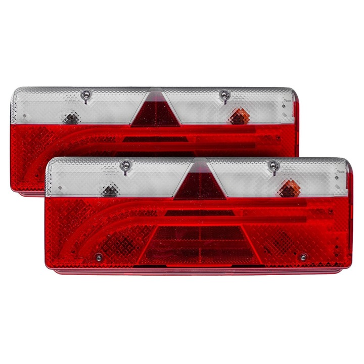 Lampa spate, Aspöck, EUROPOINT III, functii multiple, creste vizibilitatea, conexiune 7-pin, 400x153 mm