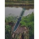 Cutit tactic cu dublu tais, lama 11cm, spargator geam, teaca rigida, 2928B, AVI-4155