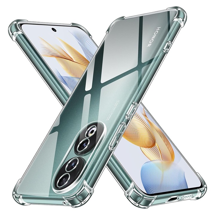 Кейс за Honor 200 Pro - Techsuit Shockproof Clear Silicone - Clear