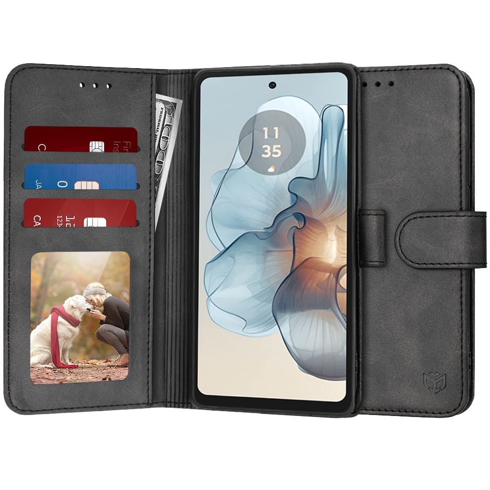 Husa pentru Motorola Moto G24 Power - Techsuit Diary Book - Black