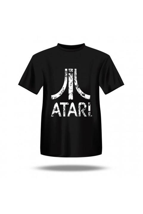 Blaze Entertainment, Atari T-Shirt, Gaming póló, (M), Distressed logó (AP5), Retro, Fekete