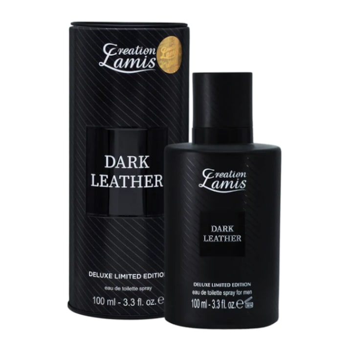 Apa de toaleta Creation Lamis Dark Leather, barbati, 100 ml