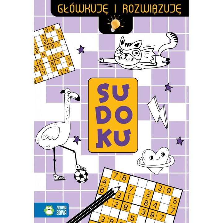 Sudoku, világít és megold - Zuzanna Osuchowska, 2024, Zöld bagoly