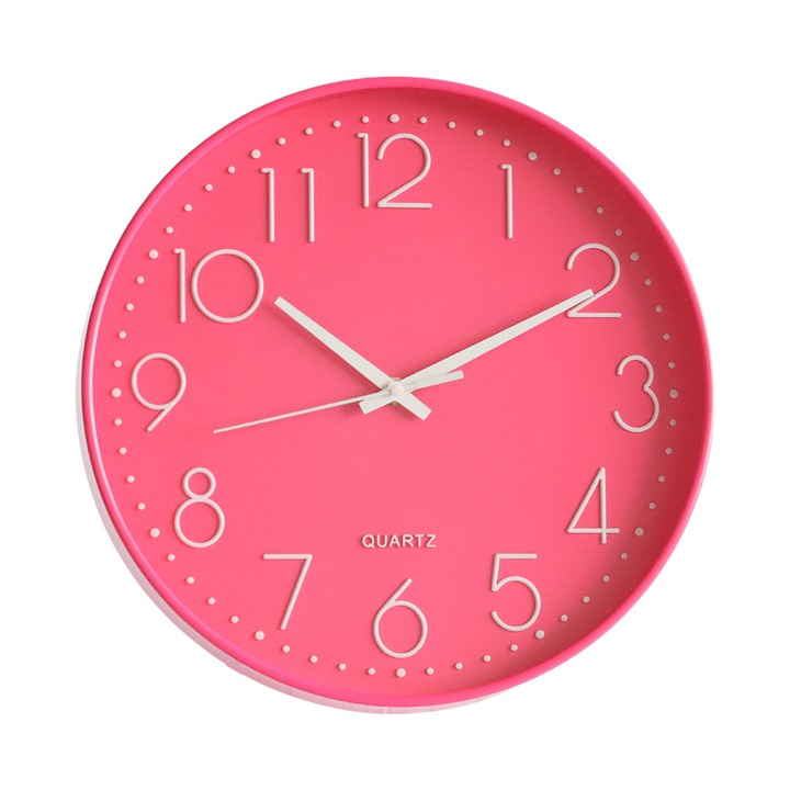 Ceas de perete modern de 30 cm pentru sufragerie, casa, birou, scoala