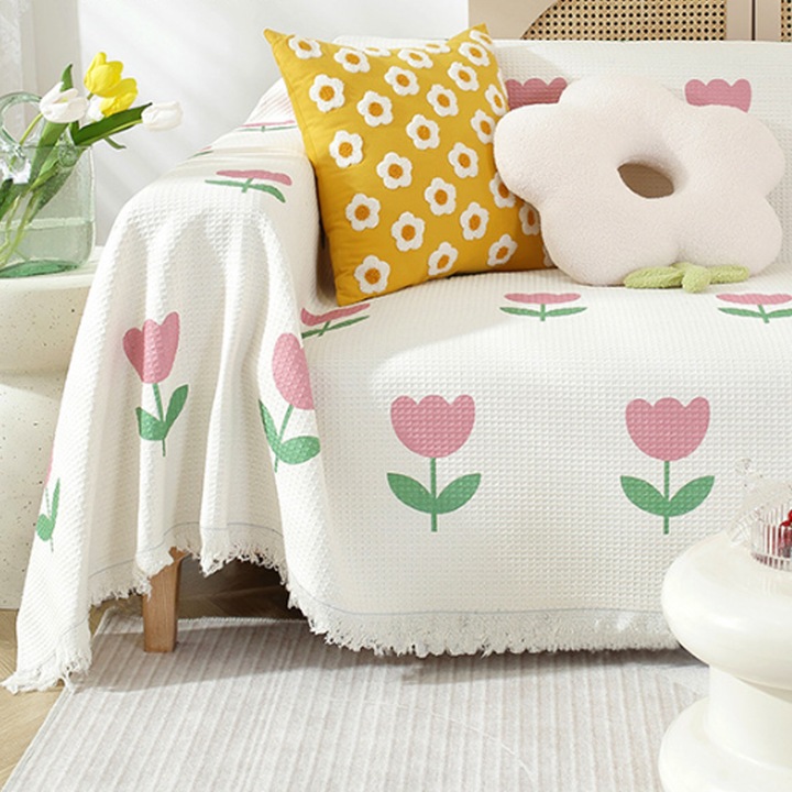 Калъф за диван, QttvbTna, Полиестер, 180x130 см, Многоцветен