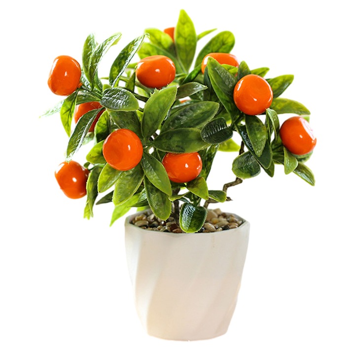 Изкуствени растения, изкуствени цветя, креативни орнаменти, комплект саксийни растения, зелено