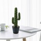 Изкуствен кактус, QttvbTna, зелен, 37x11см