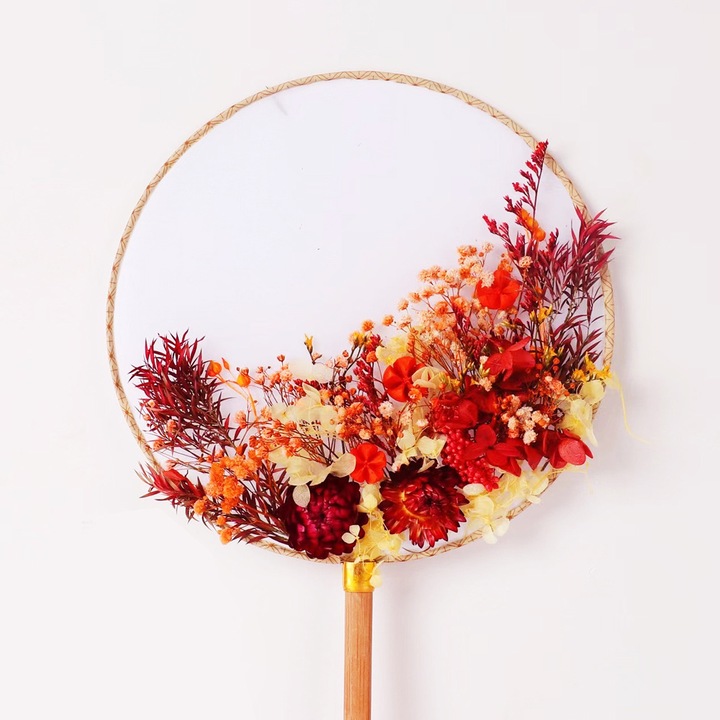 Préselt szárított virágok QttvbTna, többszínű, 36 x 25 x 4,5 cm