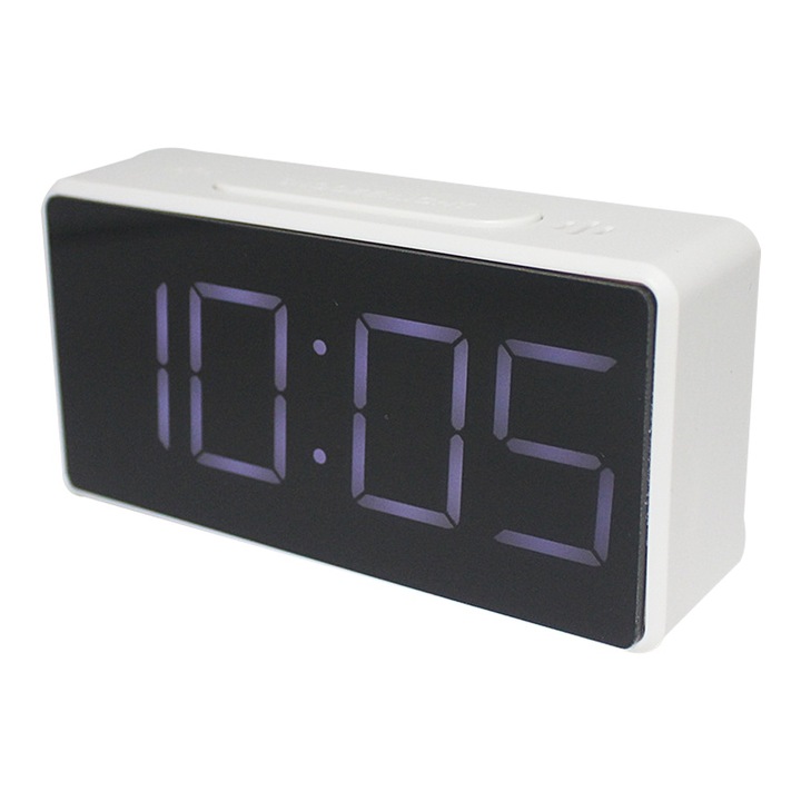 Малък мини цифров будилник за пътуване Регулируема яркост Лесна работа
