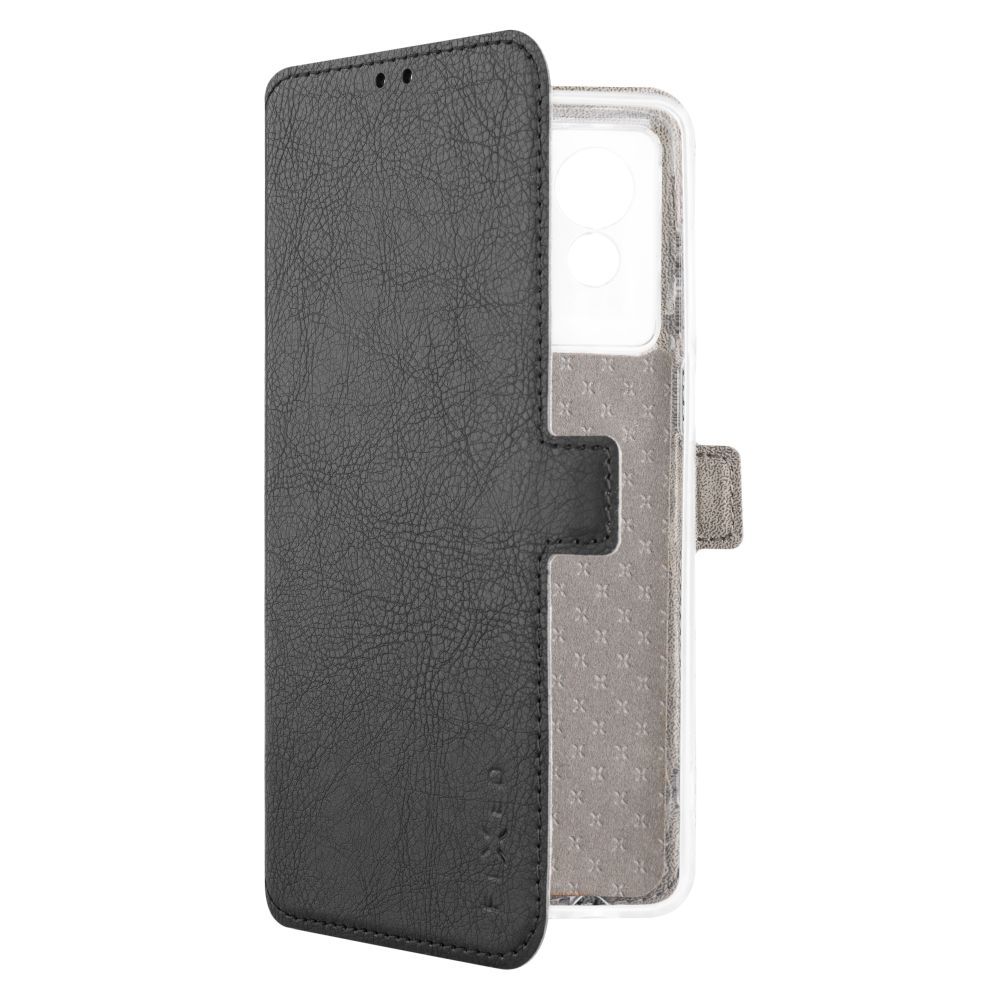 Husa pentru telefon TCL 501, Fixed, Piele ecologica/TPU, Negru