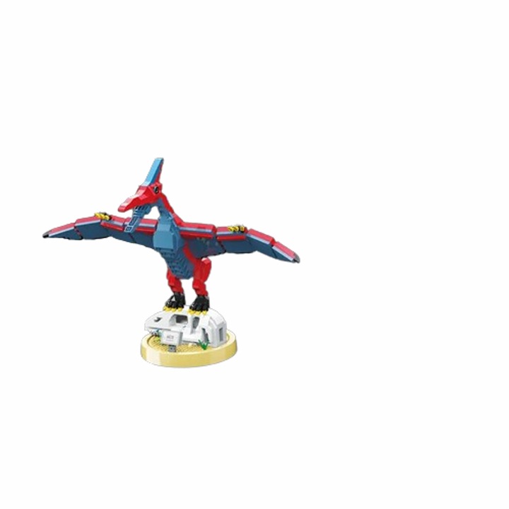 Set de constructie pentru copii, MoYu, Model Pterozaur, 3D, 1035 Piese, Multicolor
