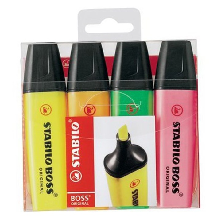 4db marker készlet, Stabilo 70/4, színes