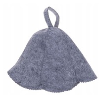 Palarie de protectie pentru sauna, PrzydaSie.pl, Fetru, Gri, 23x33cm