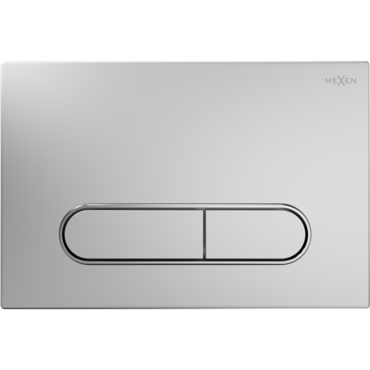 Butoane pentru rezervor WC, Mexen, 15252, Plastic, Crom mat