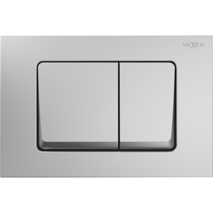 Butoane pentru rezervor WC, Mexen, 15258, Plastic, Crom mat