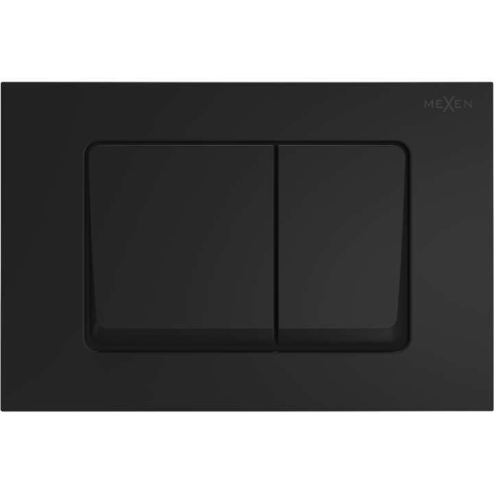 Butoane pentru rezervor WC, Mexen, 15260, Plastic, Negru mat